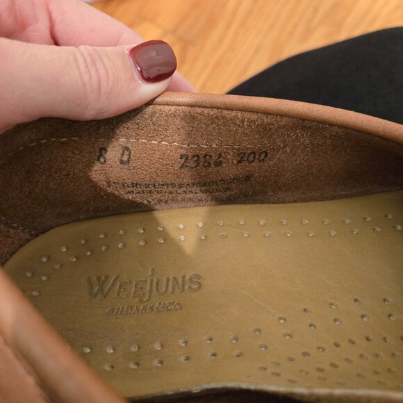 Mens Weejuns GH Bass and Co. Size 8 Loafers Brown - Picture 11 of 11